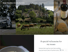 Tablet Screenshot of myfrenchheaven.com